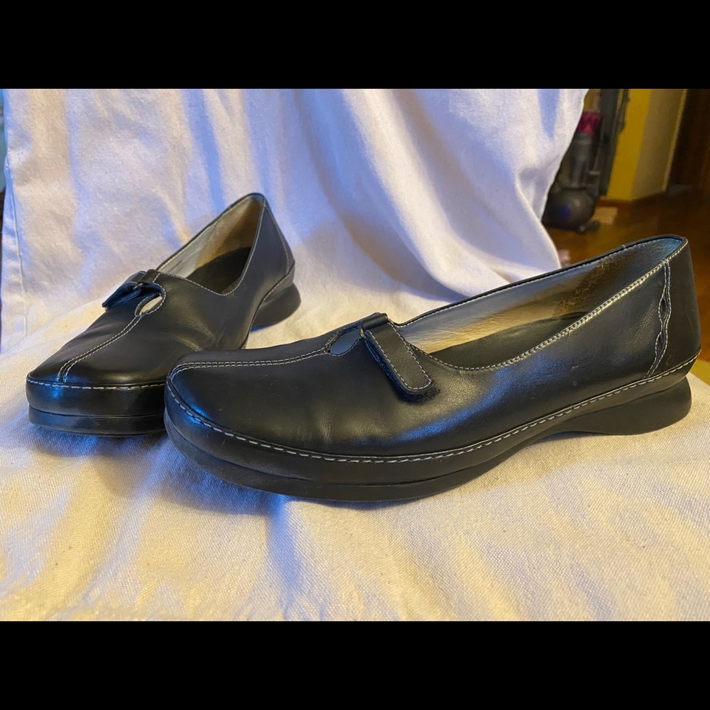 Clarks black loafer. Size 10